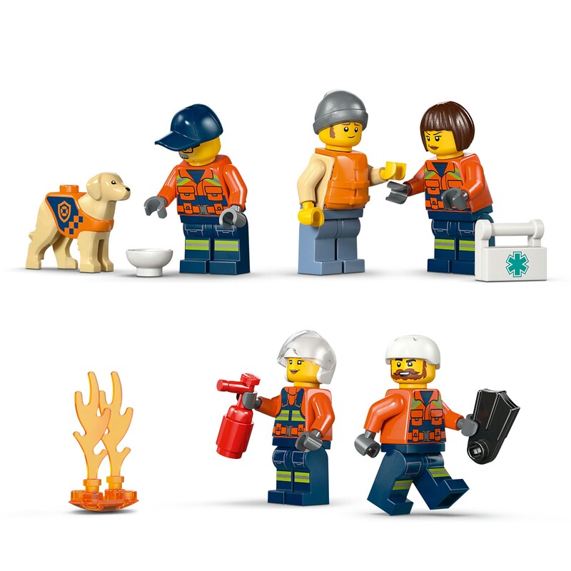 Конструктор LEGO City Спасательный катер и вертолет береговой охраны (60504)