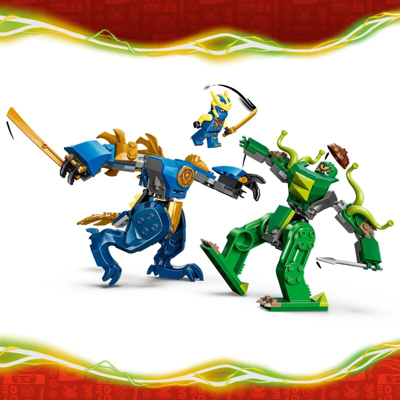 Конструктор LEGO Ninjago Битва работа дракона Джея (71853)