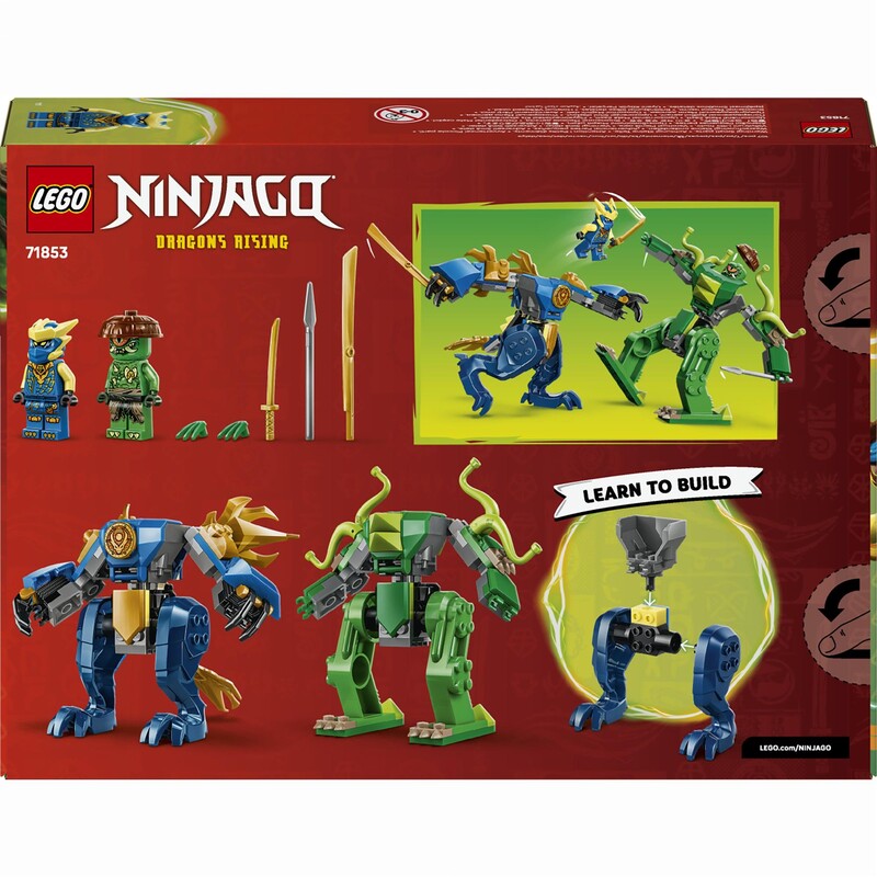 Конструктор LEGO Ninjago Битва работа дракона Джея (71853)