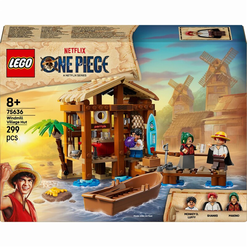Конструктор LEGO One Piece Хижина в Поселке Ветряков (75636)