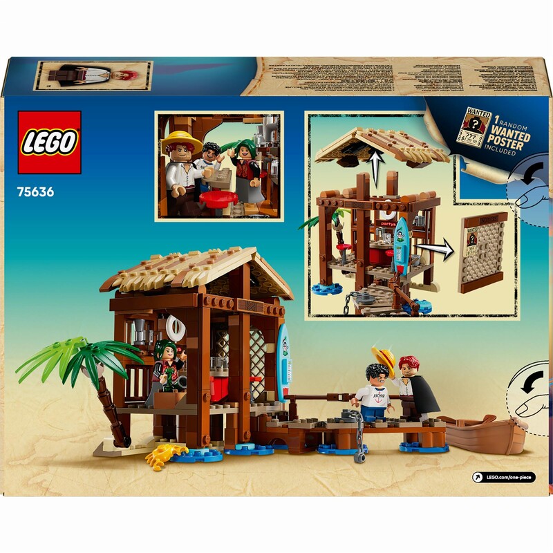Конструктор LEGO One Piece Хижина в Поселке Ветряков (75636)