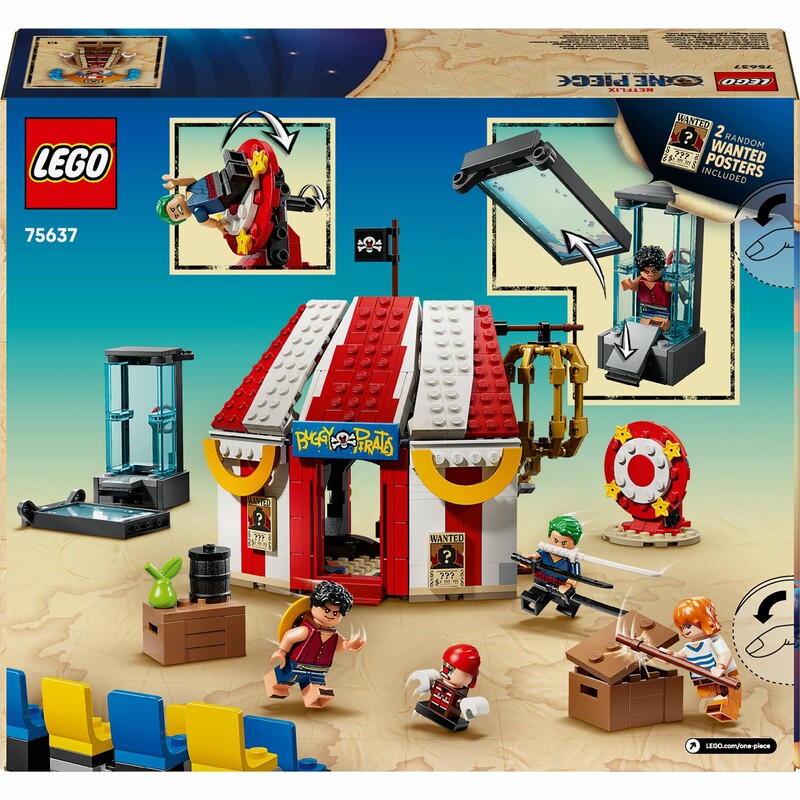 Конструктор LEGO One Piece Цирковая палатка клоуна Багги (75637)