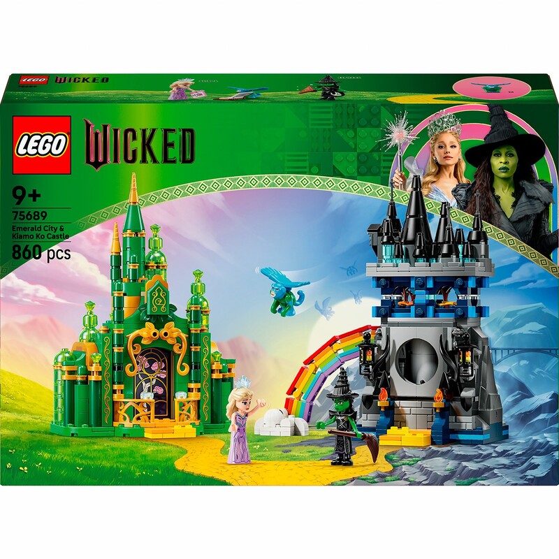 Конструктор LEGO Wicked Эмеральд-сити и замок Киамо-Ко (75689)