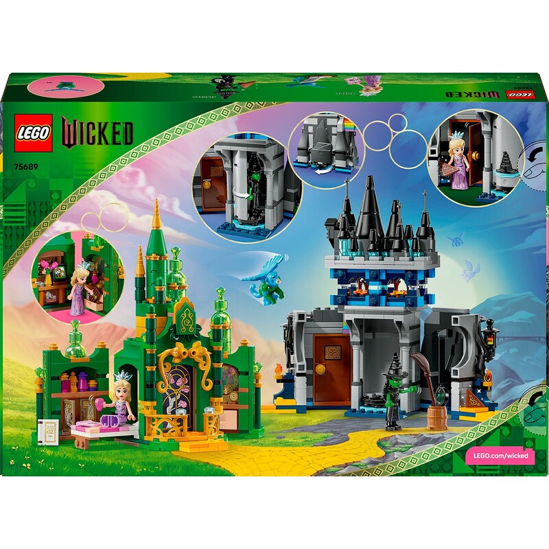 Конструктор LEGO Wicked Эмеральд-сити и замок Киамо-Ко (75689)