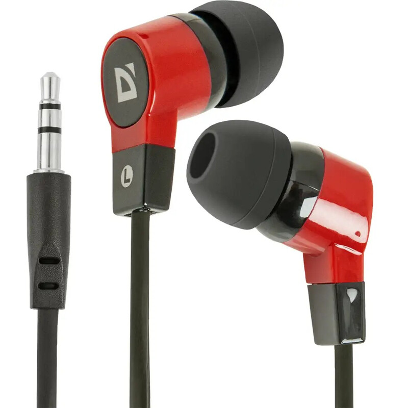 Навушники Defender Basic-619 Black/Red (63619)