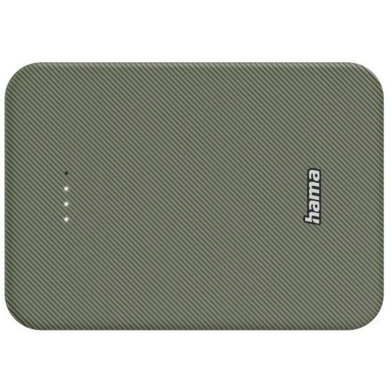 Універсальна мобільна батарея Hama 10000mAh 15W Green (00201713)