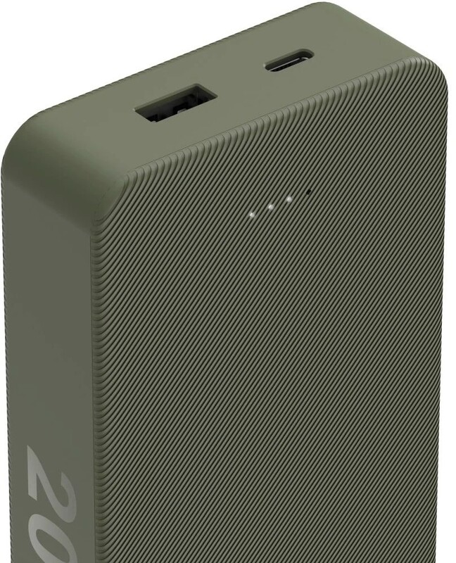Універсальна мобільна батарея Hama 20000mAh 15W Green (00201716)