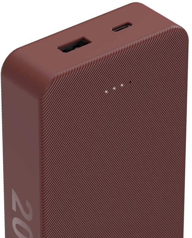 Універсальна мобільна батарея Hama 20000mAh 15W Red (00201717)