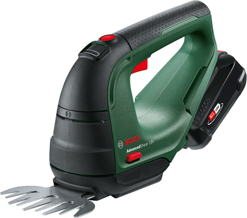 Ножиці садові Bosch AdvancedShear 18V-10 + насадка кущоріз (0.600.857.000)