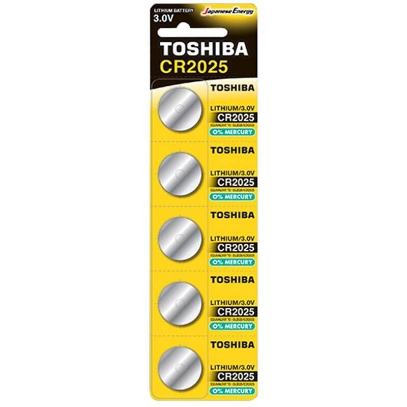 Батарейка Toshiba CR2025 BL 5шт