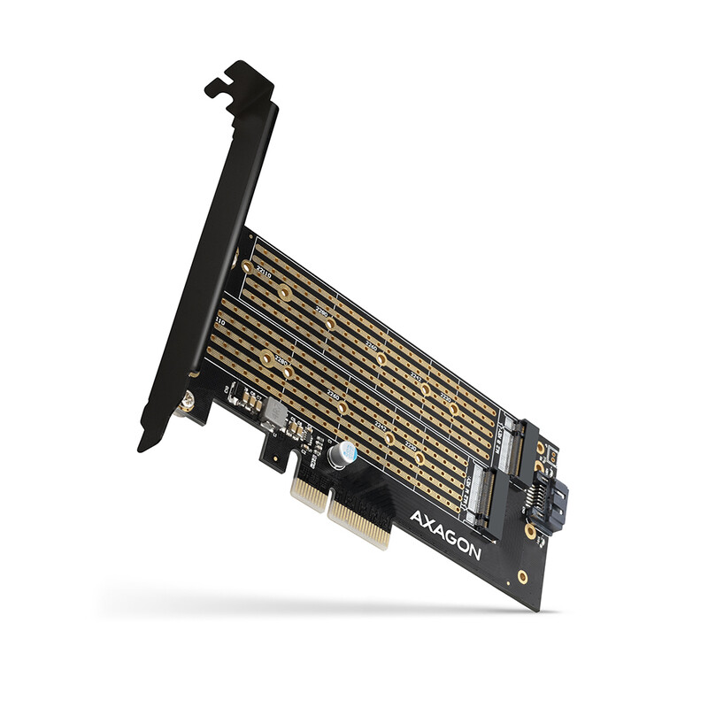 Контролер для SSD-накопителей AXAGON PCIe to NVMe M.2 (PCEM2-D)