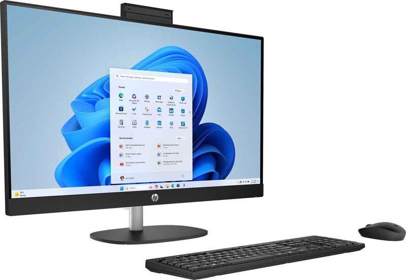 Моноблок HP All-in-One 27-cr2003ua (D3MU3EA) Jet Black