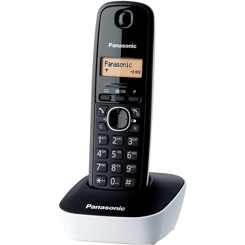 Радиотелефон DECT Panasonic KX-TG1611UAW Black White