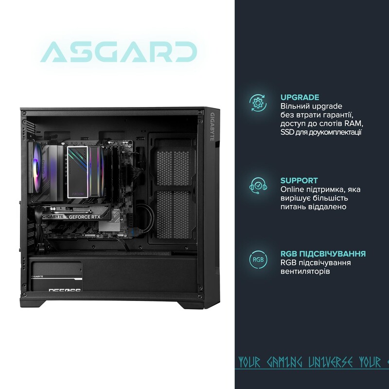 Персональний комп`ютер ASGARD (A75F.32.S10.55.7163)