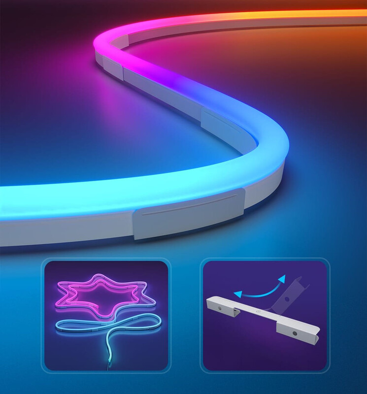 Светодиодная лента умная Govee H61D3 Neon Rope Light 2, 3 м, White (H61D3301)