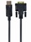 Фото - Кабель Cablexpert DisplayPort - DVI (М/М), 1.8 м, чорний (CC-DPM-DVIM-6) | click.ua