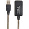 Фото - Кабель Cablexpert USB - USB V 2.0 (F/M), активний подовжувач, 5 м, чорний (UAE-01-5M) | click.ua