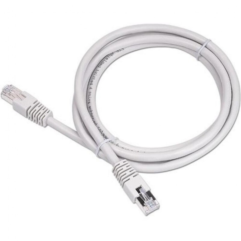 Патч-корд FTP Cablexpert (PP22-5M) cat.5Е, литий, 50u штекер із засувкою, 5м, сірий