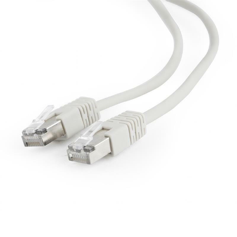 Патч-корд FTP Cablexpert (PP22-3M) cat.5Е, литой, 50u штекер с защелкой, 3м, серый
