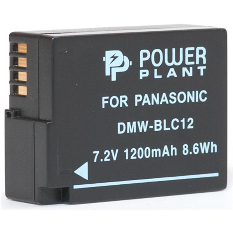 Акумулятор PowerPlant Panasonic DMW-BLC12, DMW-GH2 1200mAh (DV00DV1297)