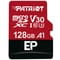 Фото - Карта пам`ятi MicroSDXC 128GB UHS-I/U3 Class 10 Patriot EP A1 R90/W80MB/s + SD-adapter (PEF128GEP31MCX) | click.ua