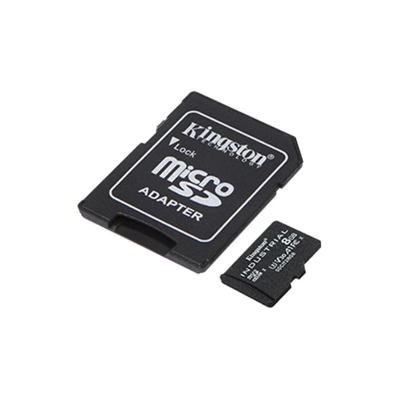 Карта пам`ятi MicroSDHC 8GB UHS-I/U3 Class 10 Kingston Industrial + SD-adapter (SDCIT2/8GB)