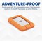 Фото - Накопичувач зовнiшнiй SSD 1TB LaCie Rugged Orange (STND1000400) | click.ua