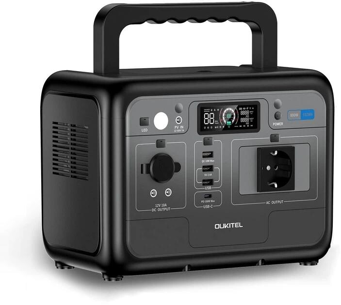 Зарядная станция Oukitel P800, 800W, 512Wh, LiFePO4