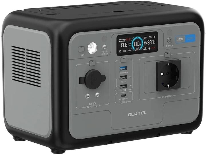 Зарядная станция Oukitel P800, 800W, 512Wh, LiFePO4