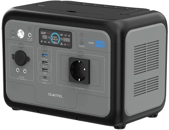 Зарядная станция Oukitel P800, 800W, 512Wh, LiFePO4