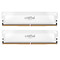 Фото - Модуль памяти DDR5 2x32GB/6400 Crucial Pro Overclocking White (CP2K32G64C40U5W) | click.ua