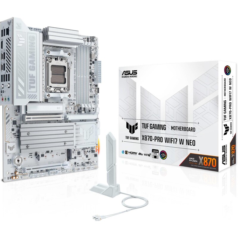 Материнська плата Asus TUF Gaming X870-Pro Wi-Fi7 W Neo Socket AM5