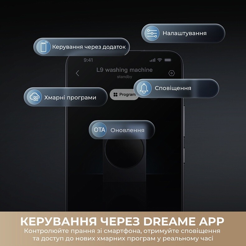 Пральна машина Dreame L9 (DWF11L90TA)