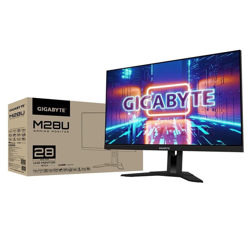 Монiтор Gigabyte Gaming 28" M28U IPS Black