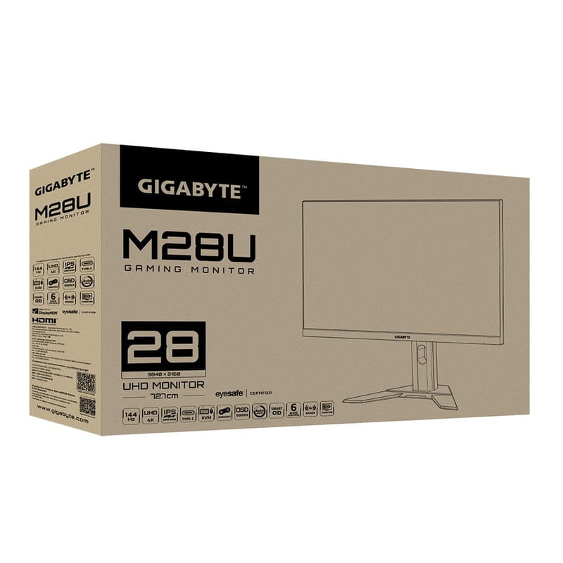 Монiтор Gigabyte Gaming 28" M28U IPS Black