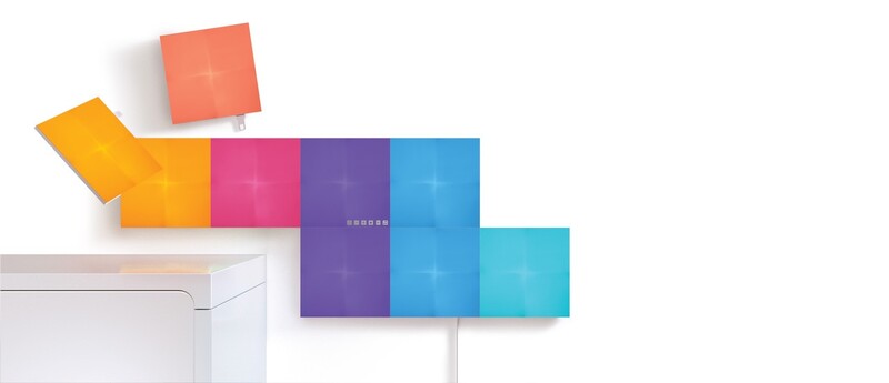 Умная система освещения Nanoleaf Canvas Smarter Kit Apple HomeKit, 9 шт. (NL29-0002SW-9PK)