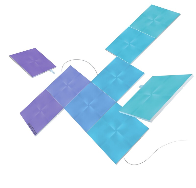 Умная система освещения Nanoleaf Canvas Smarter Kit Apple HomeKit, 9 шт. (NL29-0002SW-9PK)