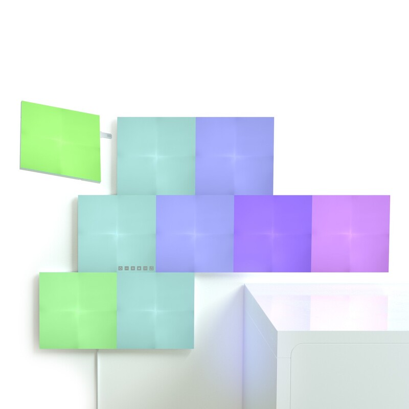 Умная система освещения Nanoleaf Canvas Smarter Kit Apple HomeKit, 9 шт. (NL29-0002SW-9PK)