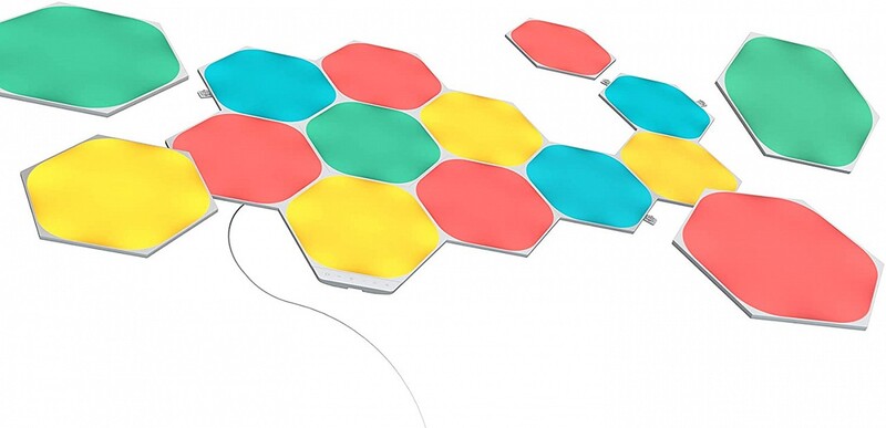 Умная система освещения Nanoleaf Shapes Hexagon Starter Kit Apple HomeKit, 15 шт. (NL42-6002HX-15PK)