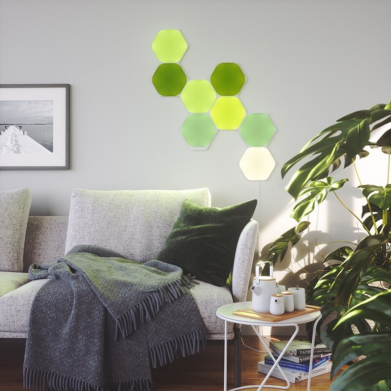 Умная система освещения Nanoleaf Shapes Hexagon Starter Kit Apple HomeKit, 15 шт. (NL42-6002HX-15PK)