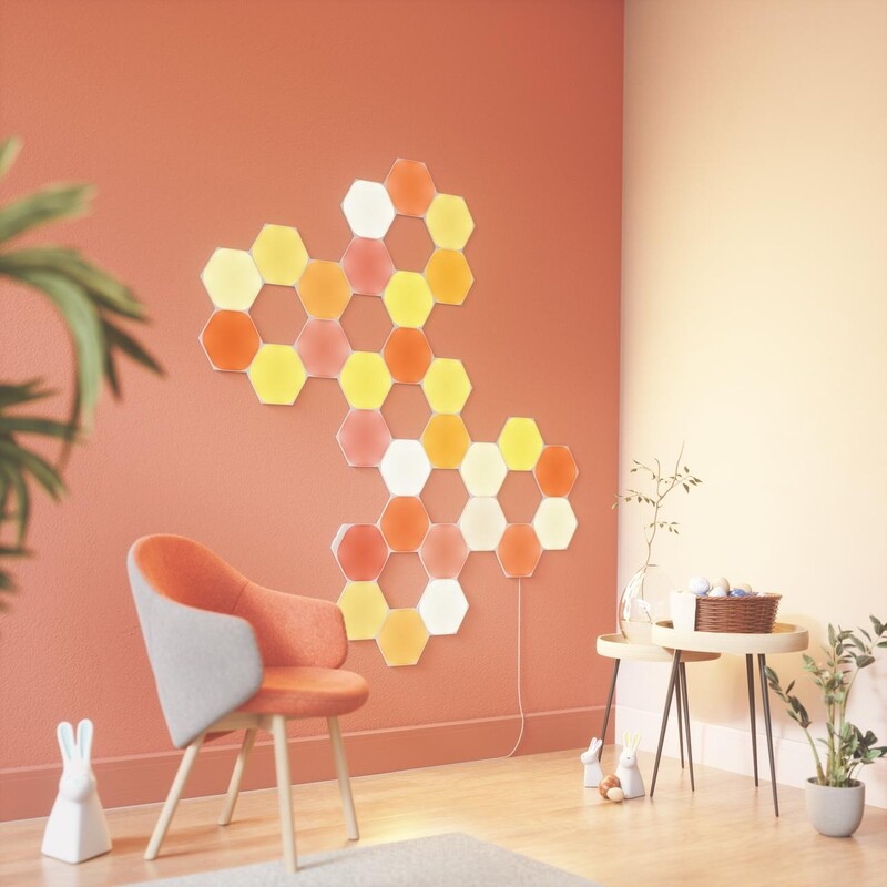 Умная система освещения Nanoleaf Shapes Hexagon Starter Kit Apple HomeKit, 15 шт. (NL42-6002HX-15PK)