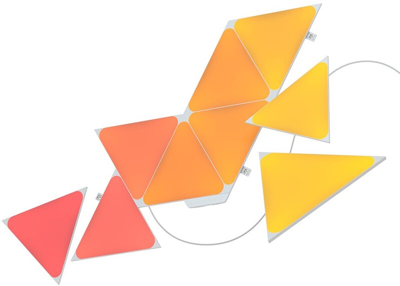 Розумна система освітлення Nanoleaf Shapes Triangles Starter Kit Apple HomeKit, 9 шт. (NL47-0002TW-9PK)