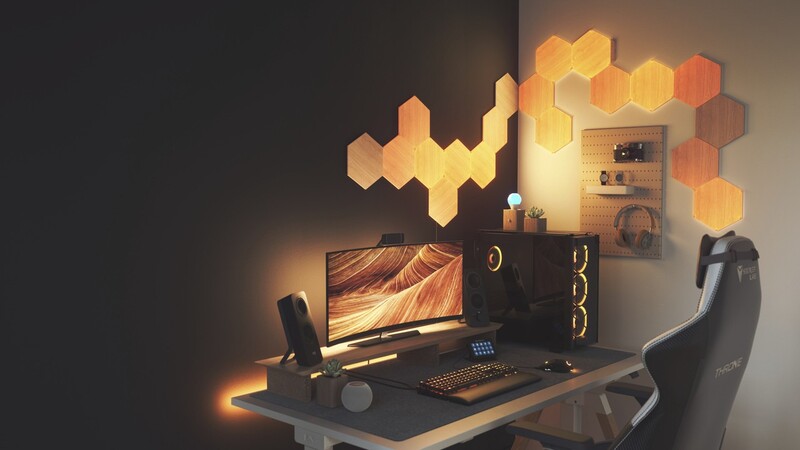 Умная система освещения Nanoleaf Elements - Hexagons Starter Kit Apple HomeKit, 13 шт. (NL52-K-3002HB-13PK)