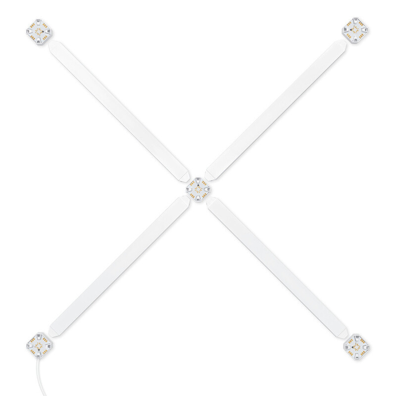 Розумна система освітлення Nanoleaf Lines 90 Degrees Starter Kit Apple HomeKit, 4 шт. (NL59K02-4SN00)