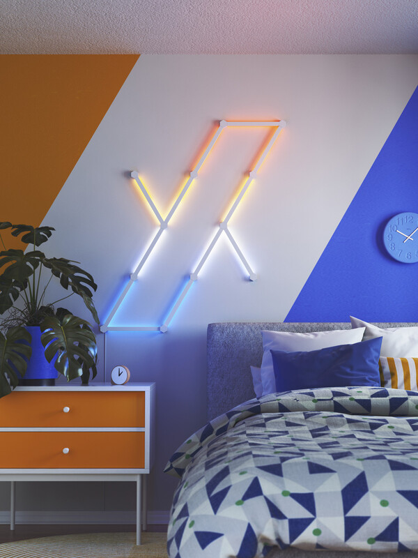 Умная система освещения Nanoleaf Lines Starter Kit Apple HomeKit, 15 шт. (NL59-K-6002LW-15PKEU)