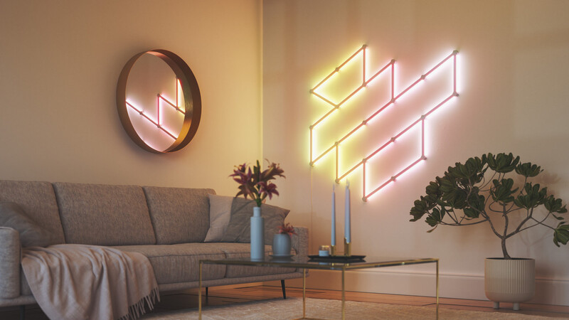 Умная система освещения Nanoleaf Lines Starter Kit Apple HomeKit, 15 шт. (NL59-K-6002LW-15PKEU)