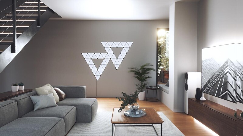 Умная система освещения Nanoleaf Shapes Ultra Black Triangles Starter Kit, Apple HomeKit, 9 шт. (NL47-0102TW-9PK)