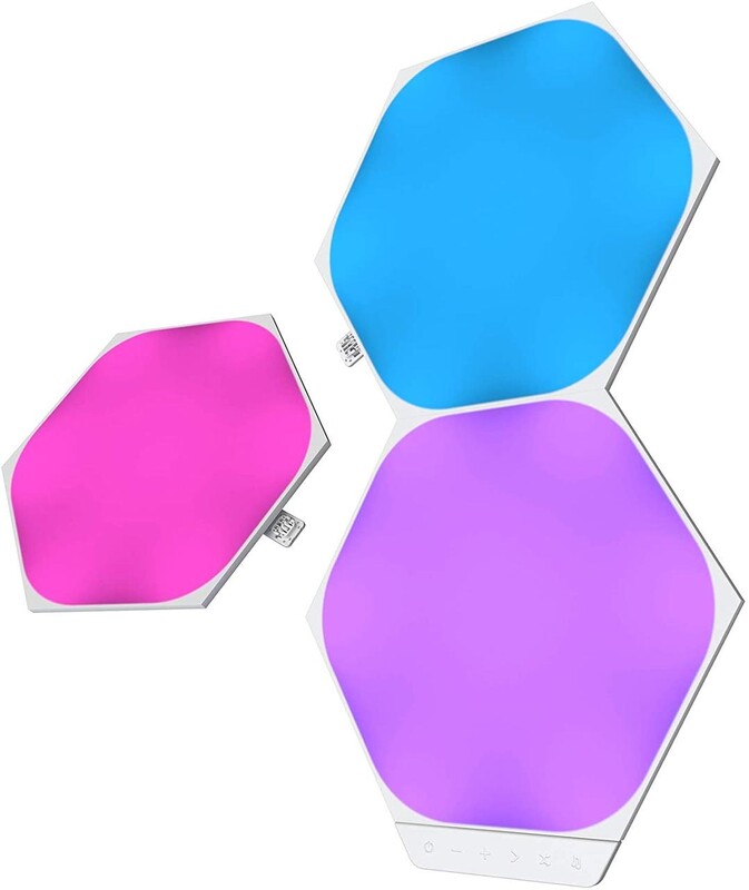 Додаткові панелі Nanoleaf Shapes Hexagons Expansion Pack Apple HomeKit, 3 шт. (NL42-0001HX-3PK)