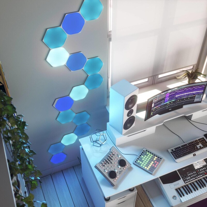 Додаткові панелі Nanoleaf Shapes Hexagons Expansion Pack Apple HomeKit, 3 шт. (NL42-0001HX-3PK)