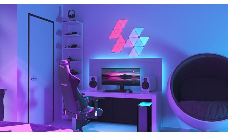 Додаткові панелі Nanoleaf Shapes Triangles Expansion Pack Apple HomeKit, 3 шт. (NL47-0001TW-3PK)